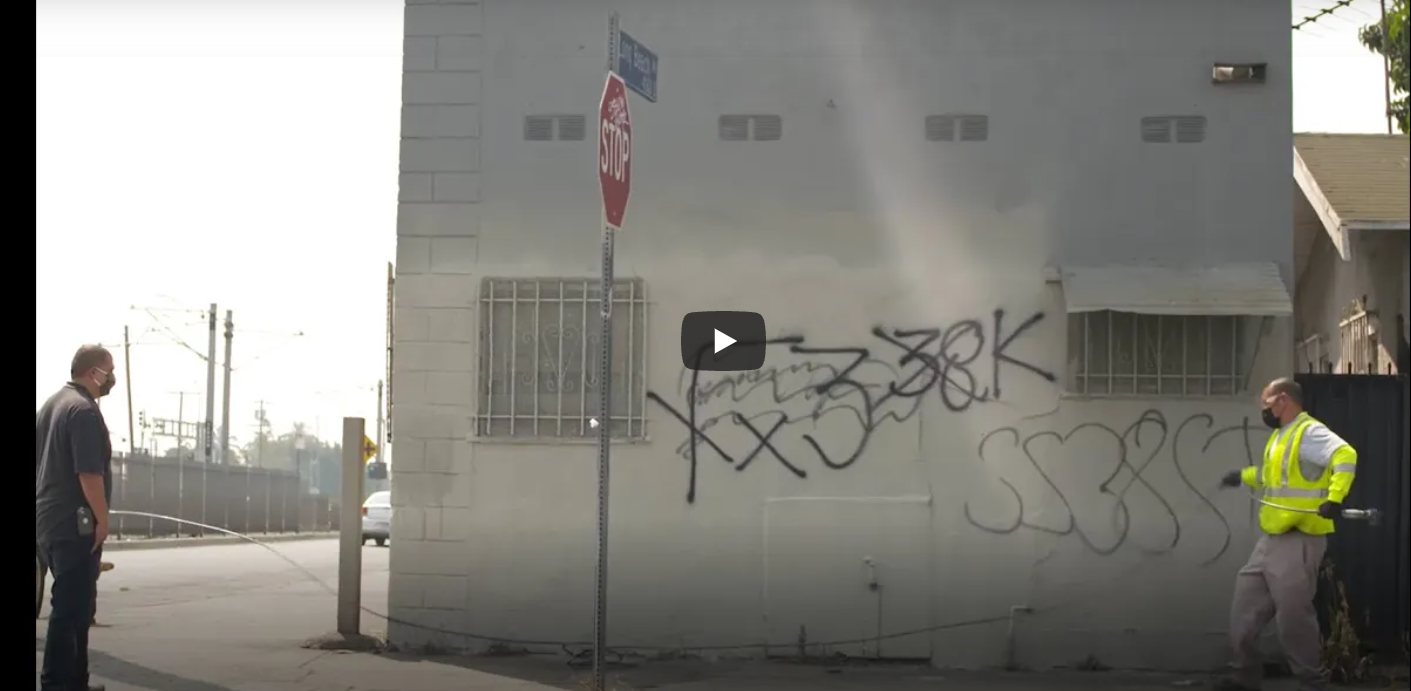 VIDEO: Removing Graffiti and Creating Jobs in South LA
